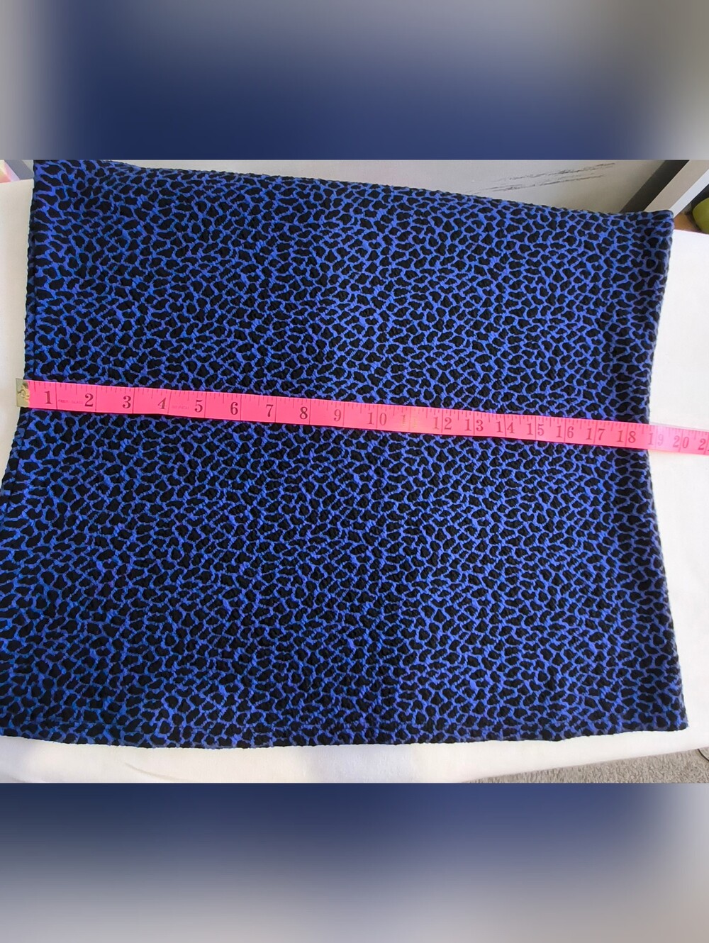 Reitmans Blue & Black Animal Print Sleeveless Mock Neck Top – XL - Picture 5 of 9